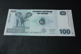 UNC Congo 100 Francs  2022