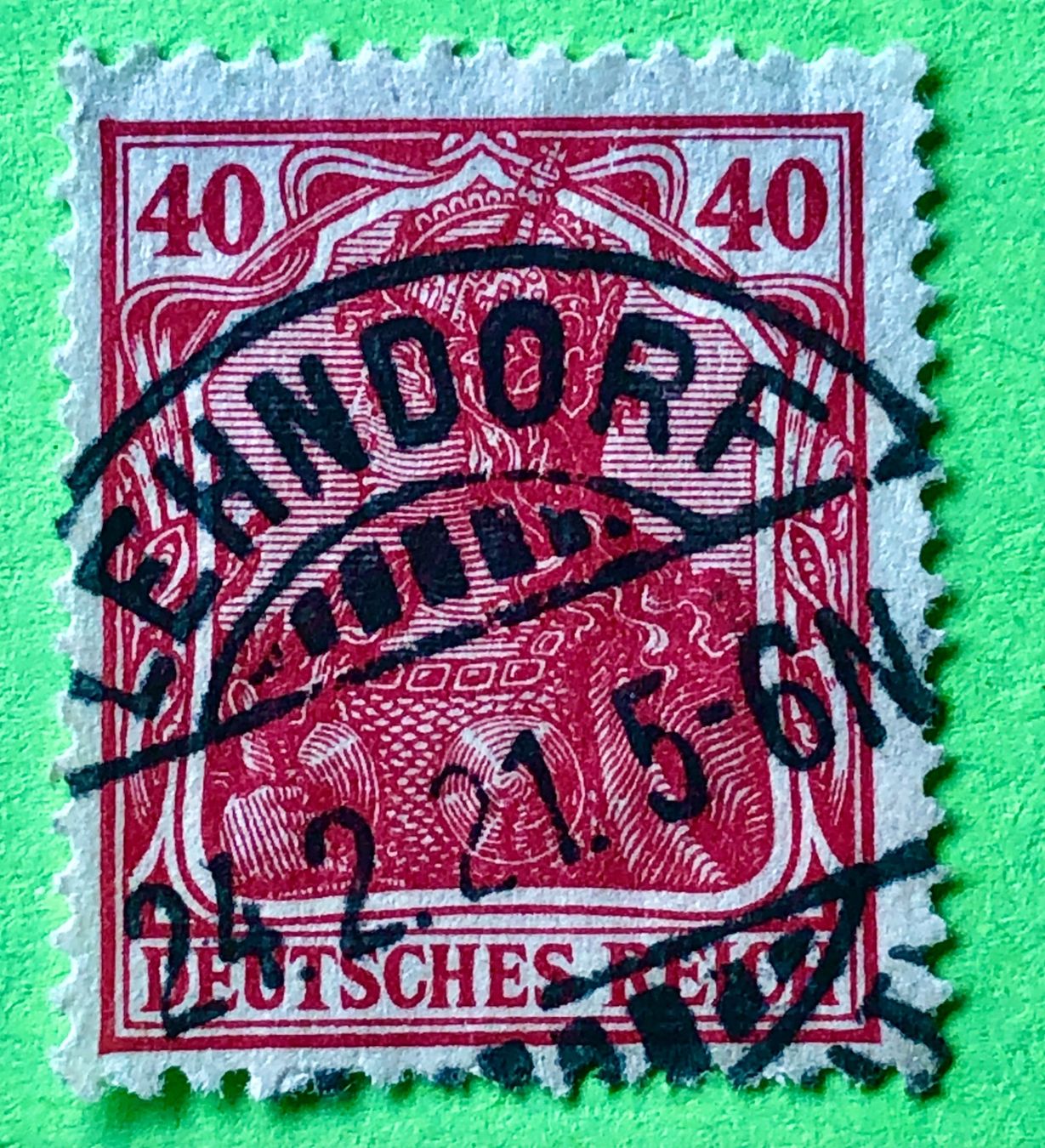 Tutti i francobolli: Briefmarken aus Deutsches Reich gestempelt   – Usato da Aarau venduto da Angi-007