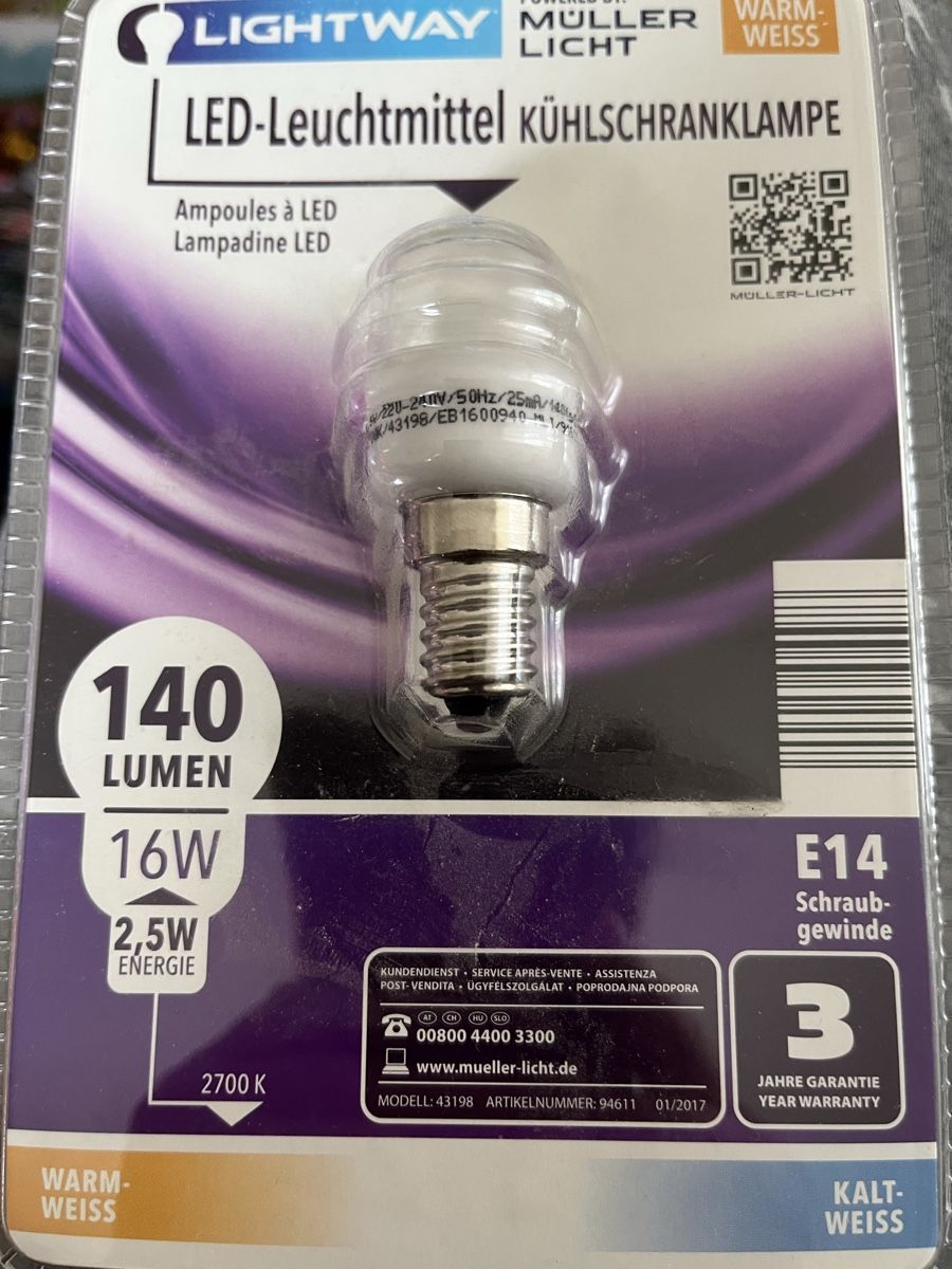 Lampen: Kühlschranklampe neu – Neu und originalverpackt aus Kriens von Honey79