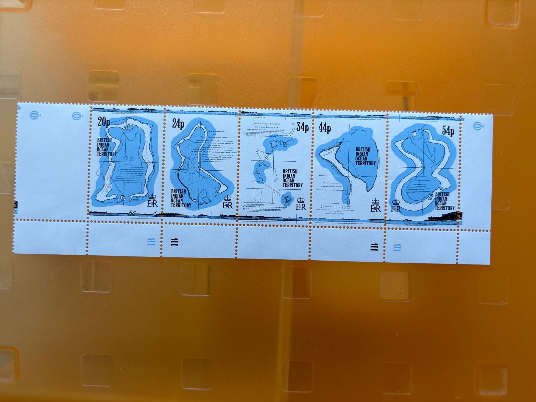 Alle Briefmarken: Briefmarken Bogen British Indian Ocean Territory – Neu und originalverpackt aus Zürich von engebrunau