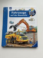 Kinderbuch „Fahrzeuge auf der Baustelle“/wieso weshalb warum