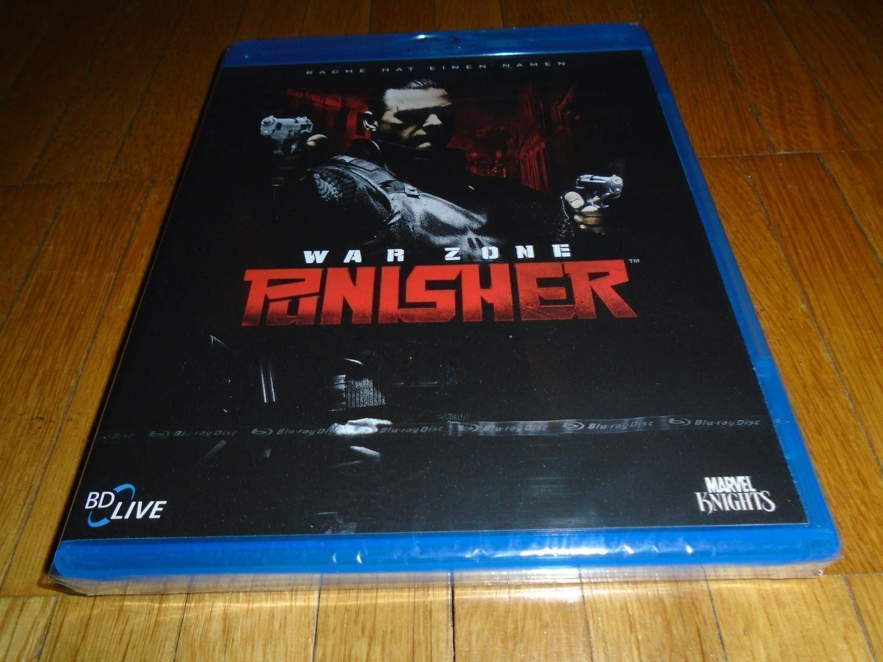Tutti i DVDs: Punisher: War Zone - BLU RAY - UNCUT – Nuovo e nell'imballaggio originale da Basel venduto da havsok