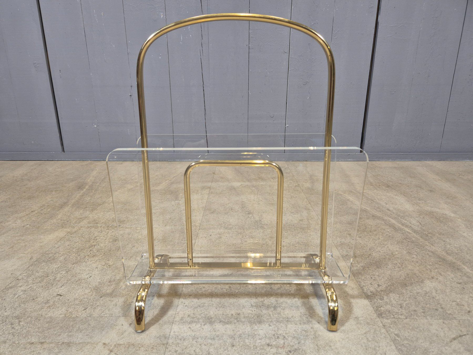 Altro per la casa: Messing Plexiglas Zeitschriftenständer Magazin Rack 60er – Usato da Nottwil venduto da Wondewa-Shop 5