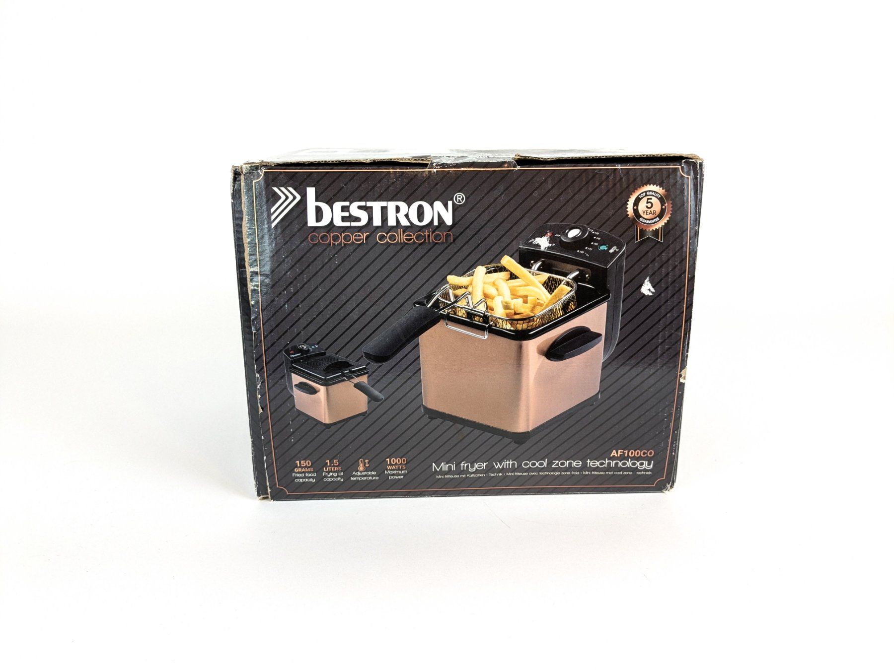 Elettrodomestici da cucina: BESTRON mini Fritteuse – Nuovo (secondo la descrizione) da Thun venduto da Restwert_Thun 4