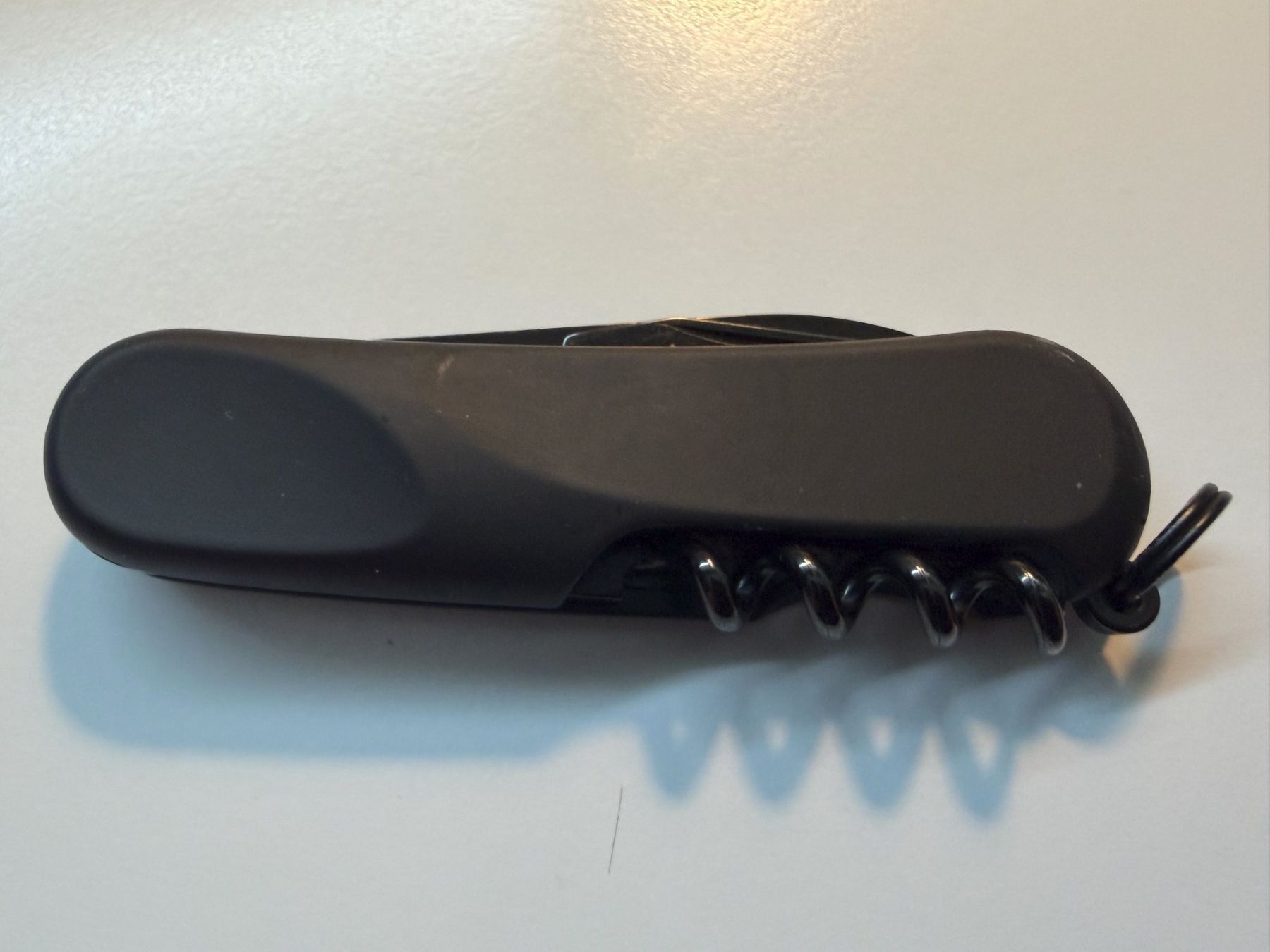 Wenger Taschenmesser: Wenger Blackout, schwarze Klinge, Softgrip – Gebraucht aus Langnau am Albis von Danig0 1