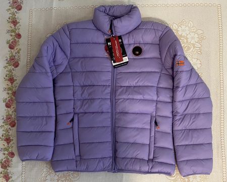 Damen Jacke Geographical Norway Grösse L lila NEU