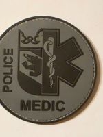 Polizei Abzeichen Medic Berne Pvc Klett neu