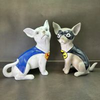 Figurines de collection "Super Chiens" en résine