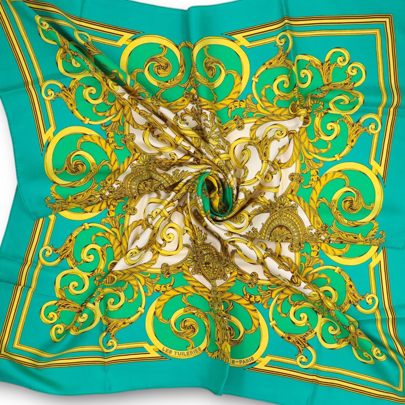 Hermès Foulard & Sciarpe: Hermès Carré "Les Tuileries" – Usato da Binningen venduto da Designerlabels 5