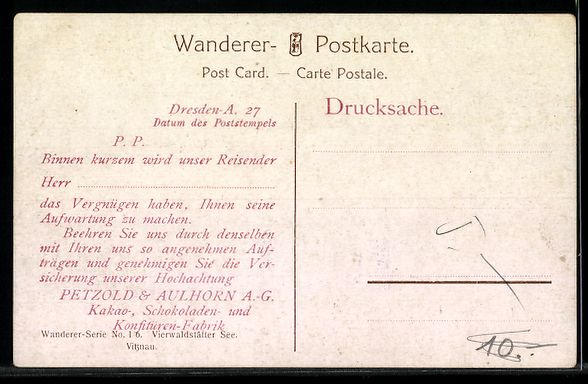 Cartoline postali: Vitznau, Ort und Uferpartie am Vierwalds – Usato da Berlin venduto da bartko-reher 1