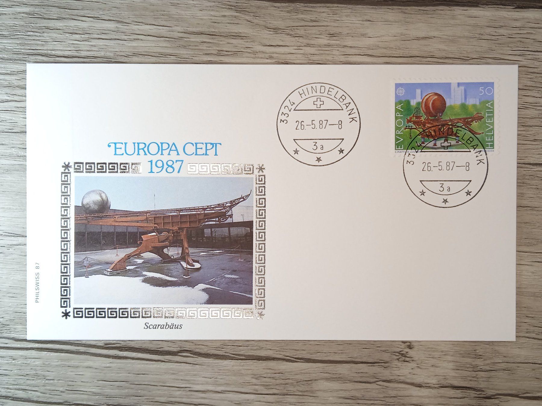 Tutti i francobolli: TR51 Enveloppe + Timbre Suisse 1987 – Usato da Cousset venduto da Patrick_Collections