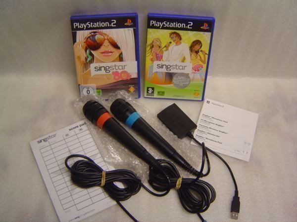 Sony Jeux: 2x Game + Microphone  PS2  SingStar – D'occasion à Pambio Noranco par Pol69