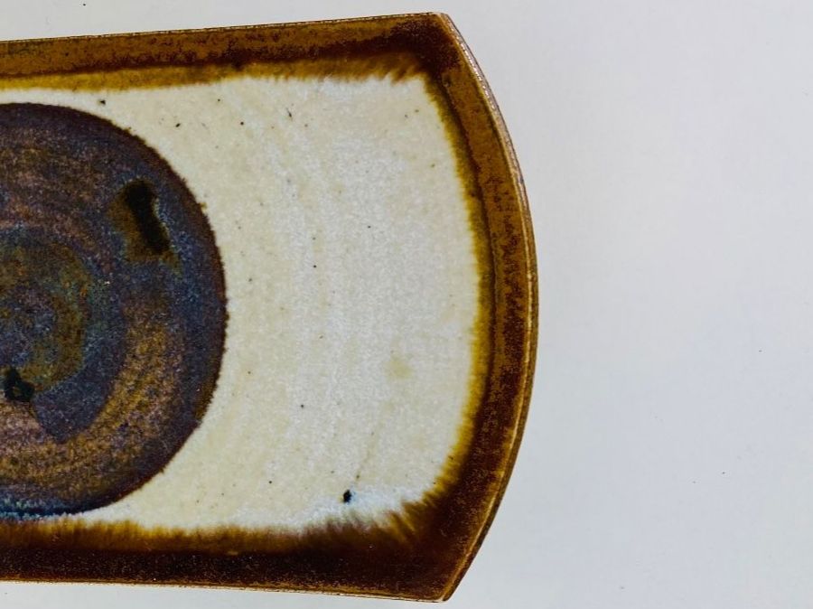Piatti di portata: Rustikale Keramik-Servierplatte / Charcuterie-Platte – Usato da Zürich venduto da Arche_Brockenhaus 3