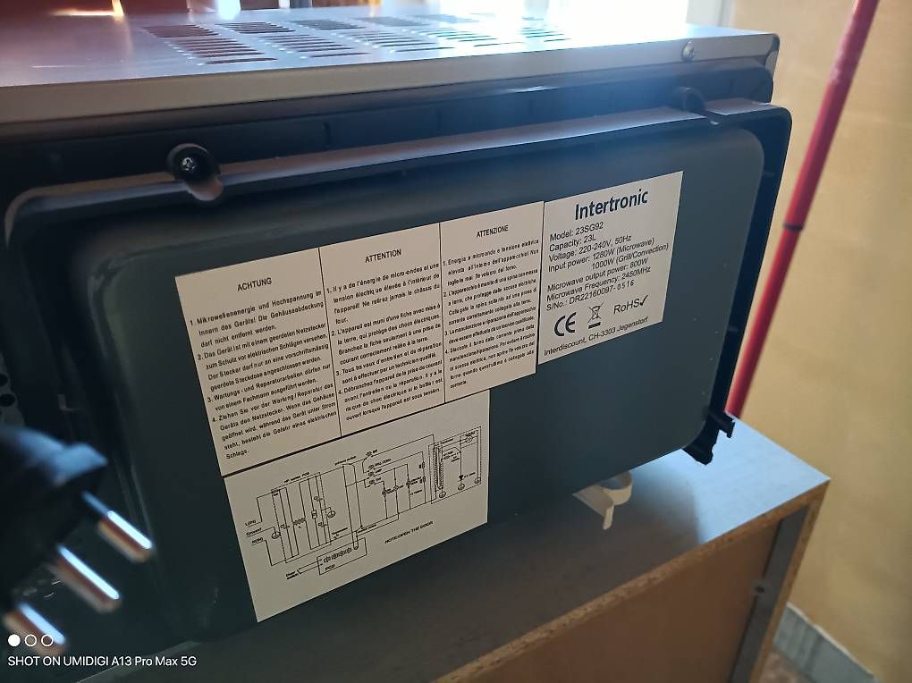 Forni: Micro Ondes Intertronic 23SG92 – Usato da Le Noirmont venduto da jer_jzh5 1