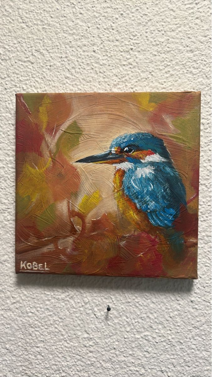 Dipinti: Eisvogel Acrylbild Unikat by KobelDraws – Nuovo (secondo la descrizione) da Schattdorf venduto da kobel666