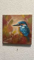 Eisvogel Acrylbild Unikat by KobelDraws