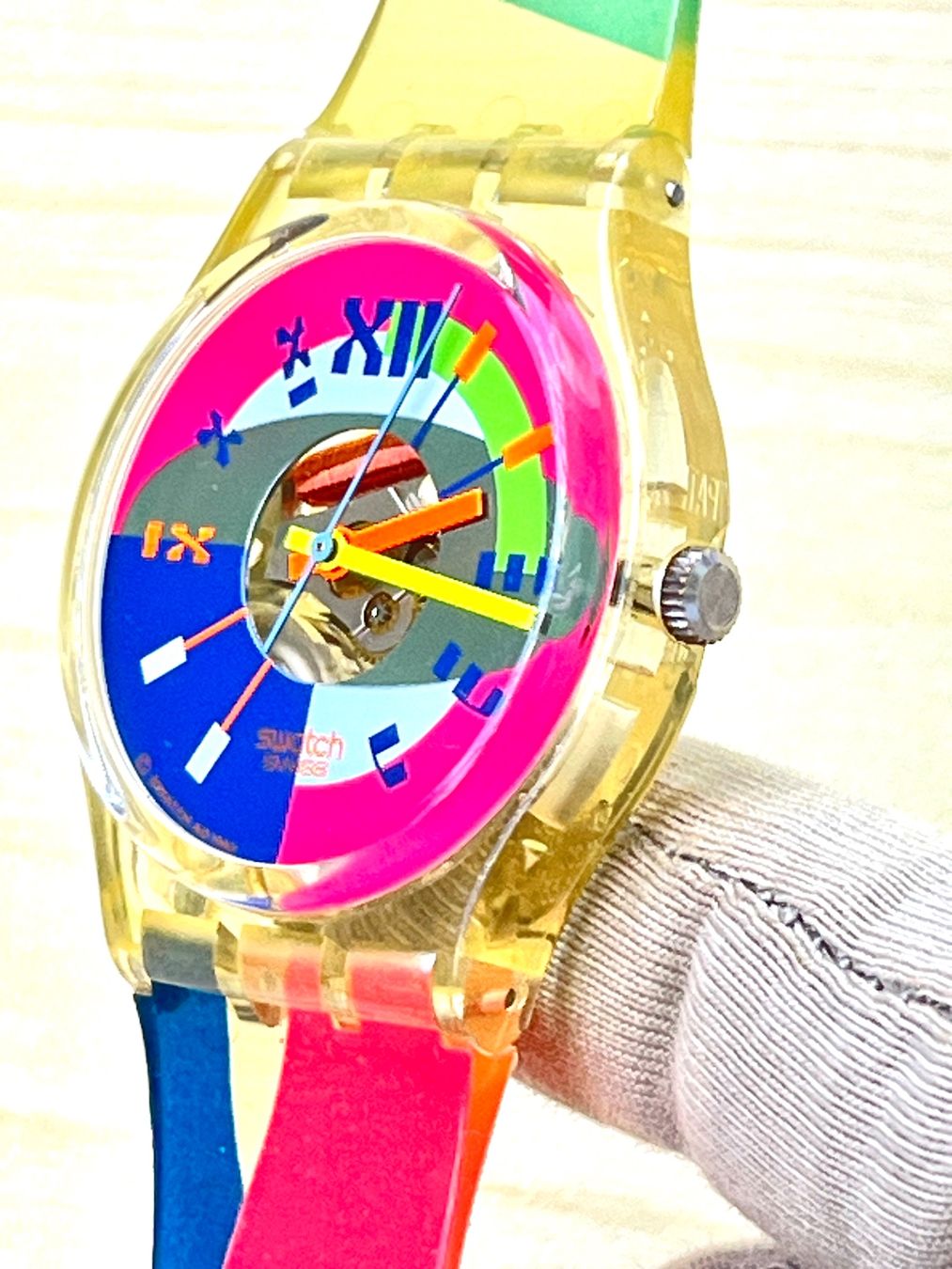 Swatch Orologi: Swatch Uhr, Sommer-Look! – Usato da Grenchen venduto da chththl 2