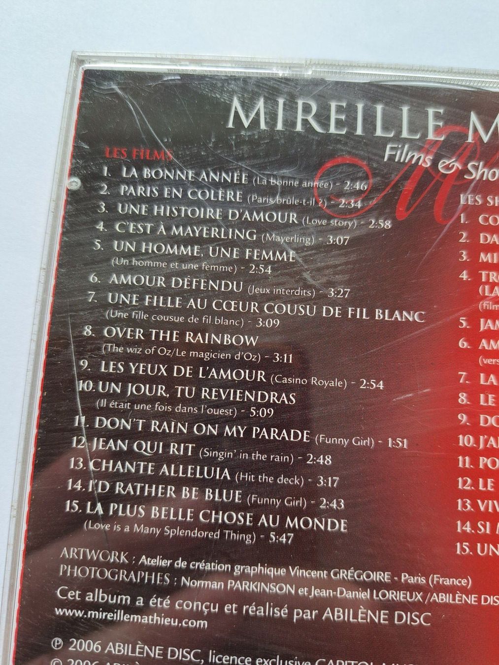 CD: Cd MIreille Mathieu - Films & Shows 2 CDs – Usato da Pully venduto da bro_n52j 2