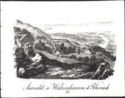 Walzenhausen Lithographie von Pecht