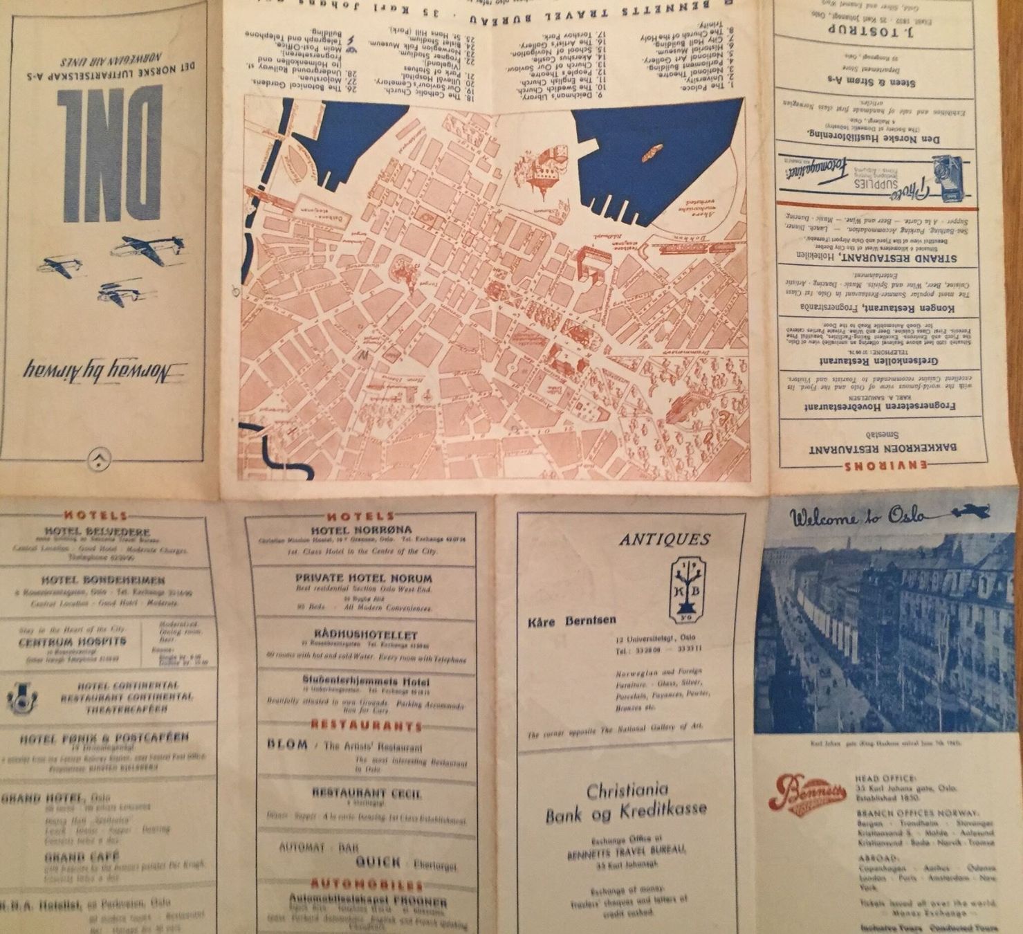 Landkarten & Atlanten: Oslo Norway by Airway DNL – Gebraucht aus Gerlikon von jabadabadu 2