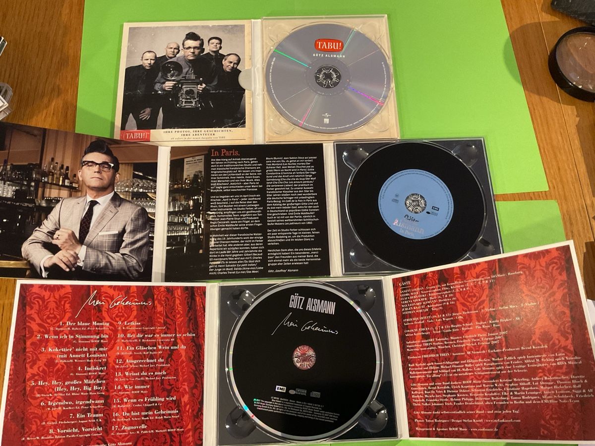 CD: Goetz Alsmann CD-Set "Tabu!", "Mein Geheimnis", "Paris" – Usato da Steinach venduto da Quarkie 2