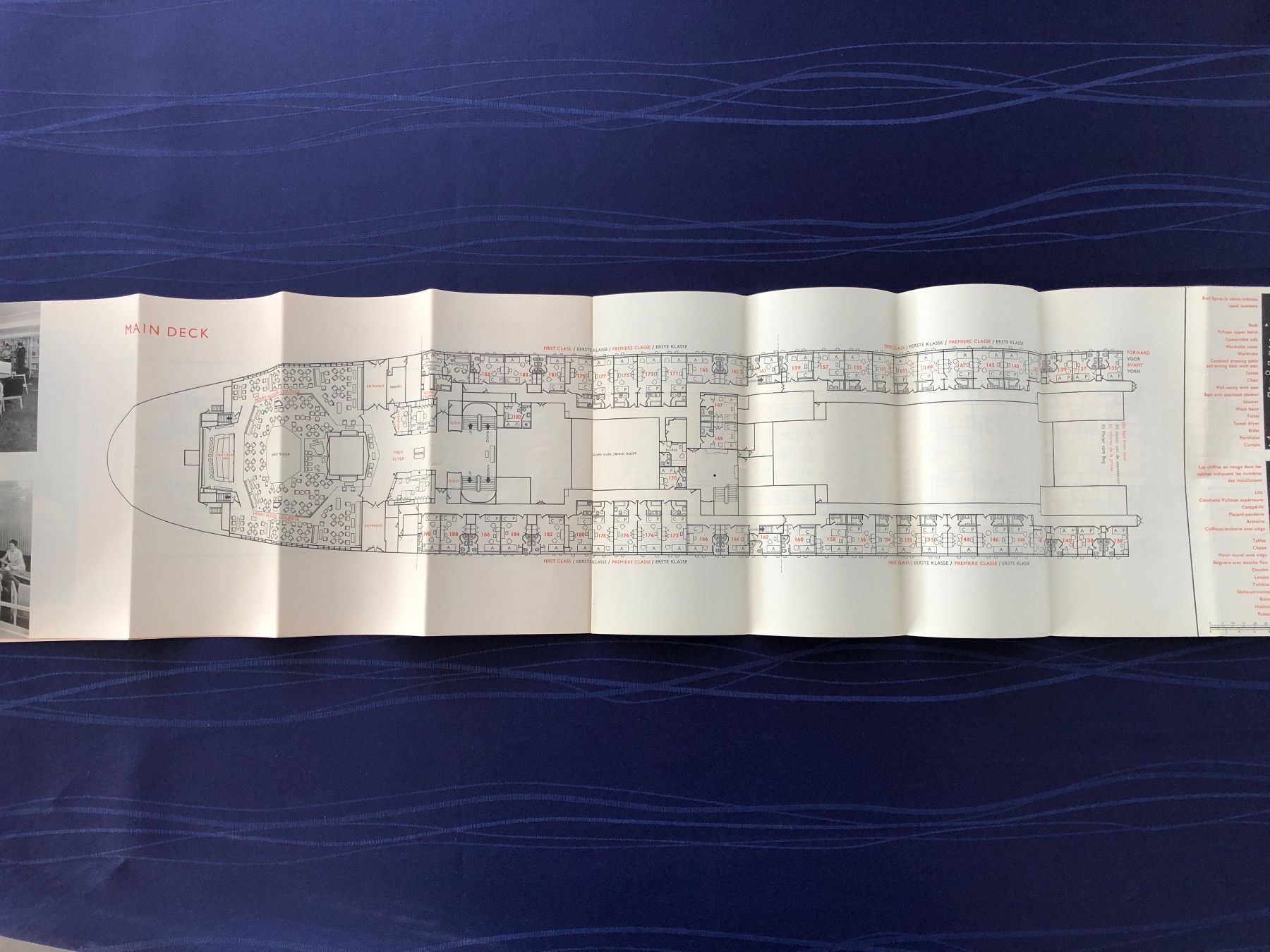 Documenti: Prospekte Deckpläne Dampfer SS NIEUW AMSTERDAM der HAL – Usato da Steffisburg venduto da bwt56 4