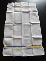 Vintage Geschirrtuch mit Stickerei, Top! Leinen