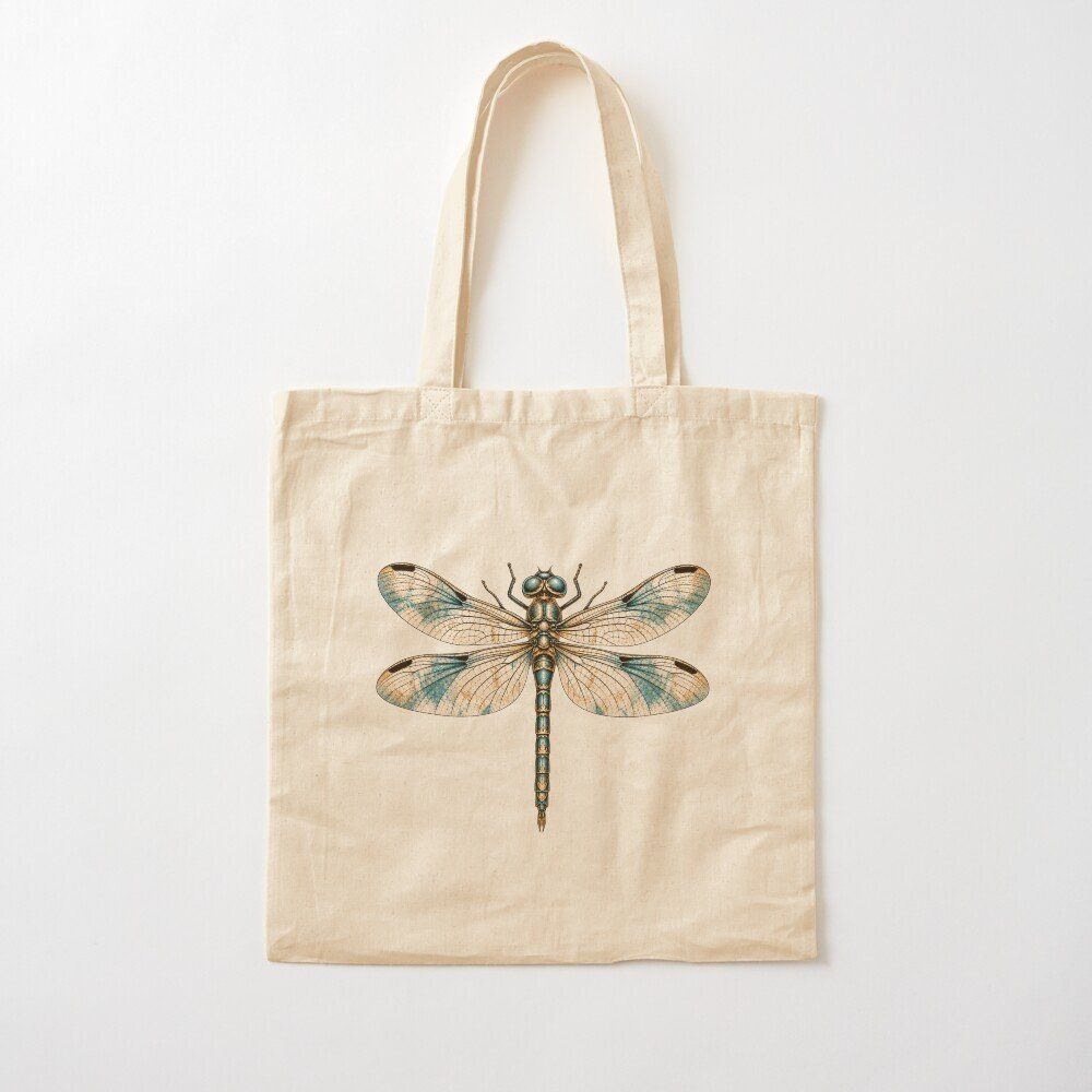 Borse: Stofftasche - Libelle - inkl. Versand – Nuovo e nell'imballaggio originale da Basel venduto da Kunterbunt12 2