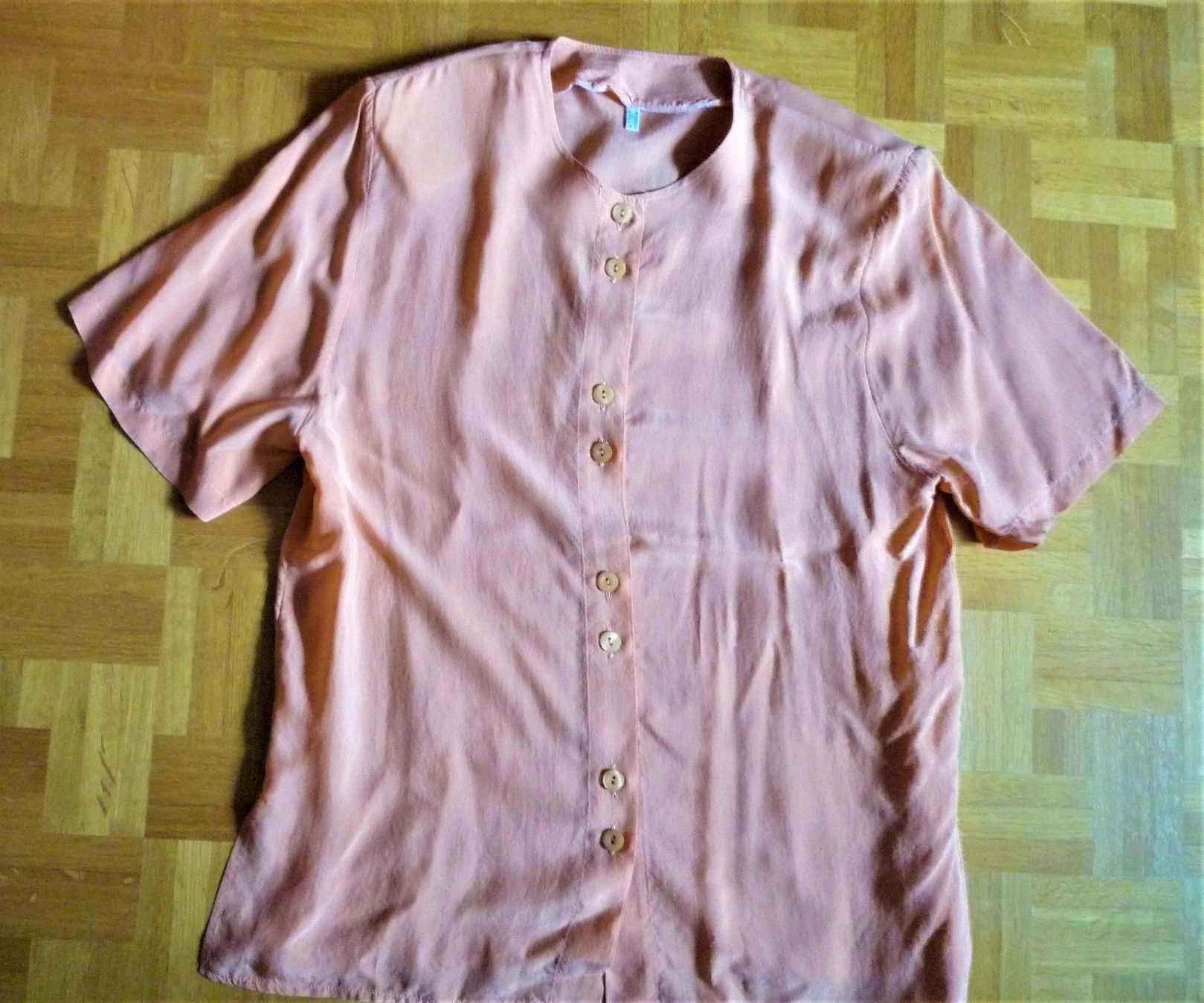 Camicette: Bluse, kurz Arm, orange – Usato da Rafz venduto da Sonnenblume305