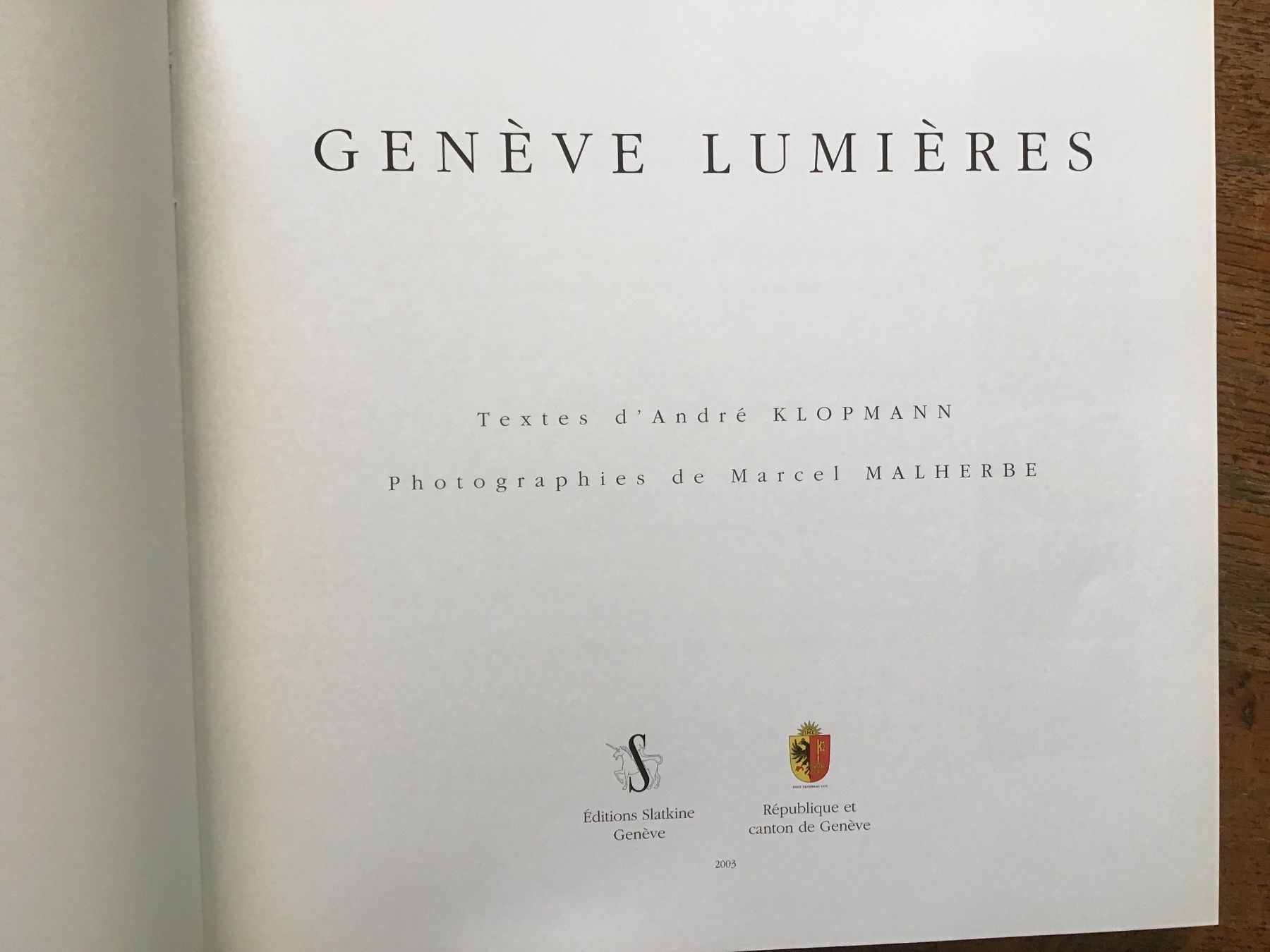 Libri: Malherbe/Klopmann Genève Lumières – Usato da Fully venduto da Ruby97 1