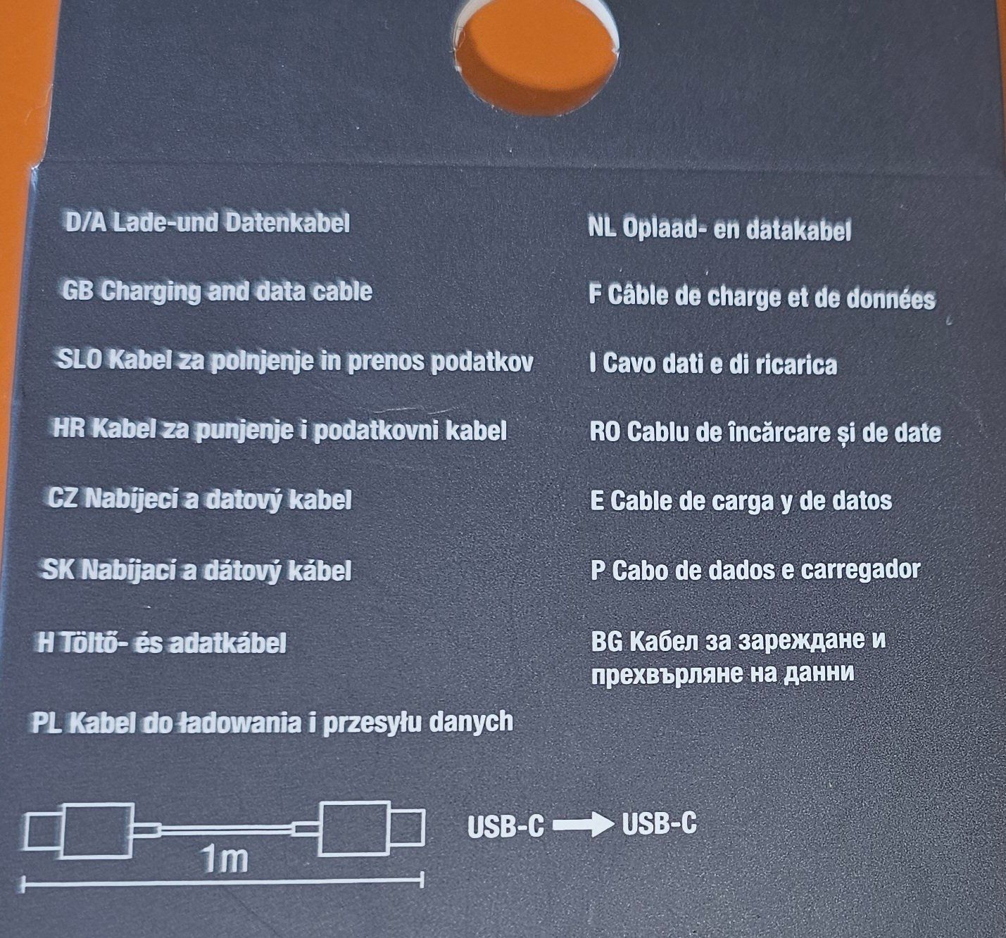 Câbles: Smartphons USB-C Lade und Datenkabel, 1m Lang – Neuf (Voir description) à Kreuzlingen par UAE 2