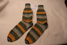 Handgestrickte Wollsocken 6 Fach  Gr. 45/46  ( 605)