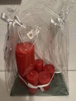 Kerzenset Rot Fischer Kerzen 5er Set