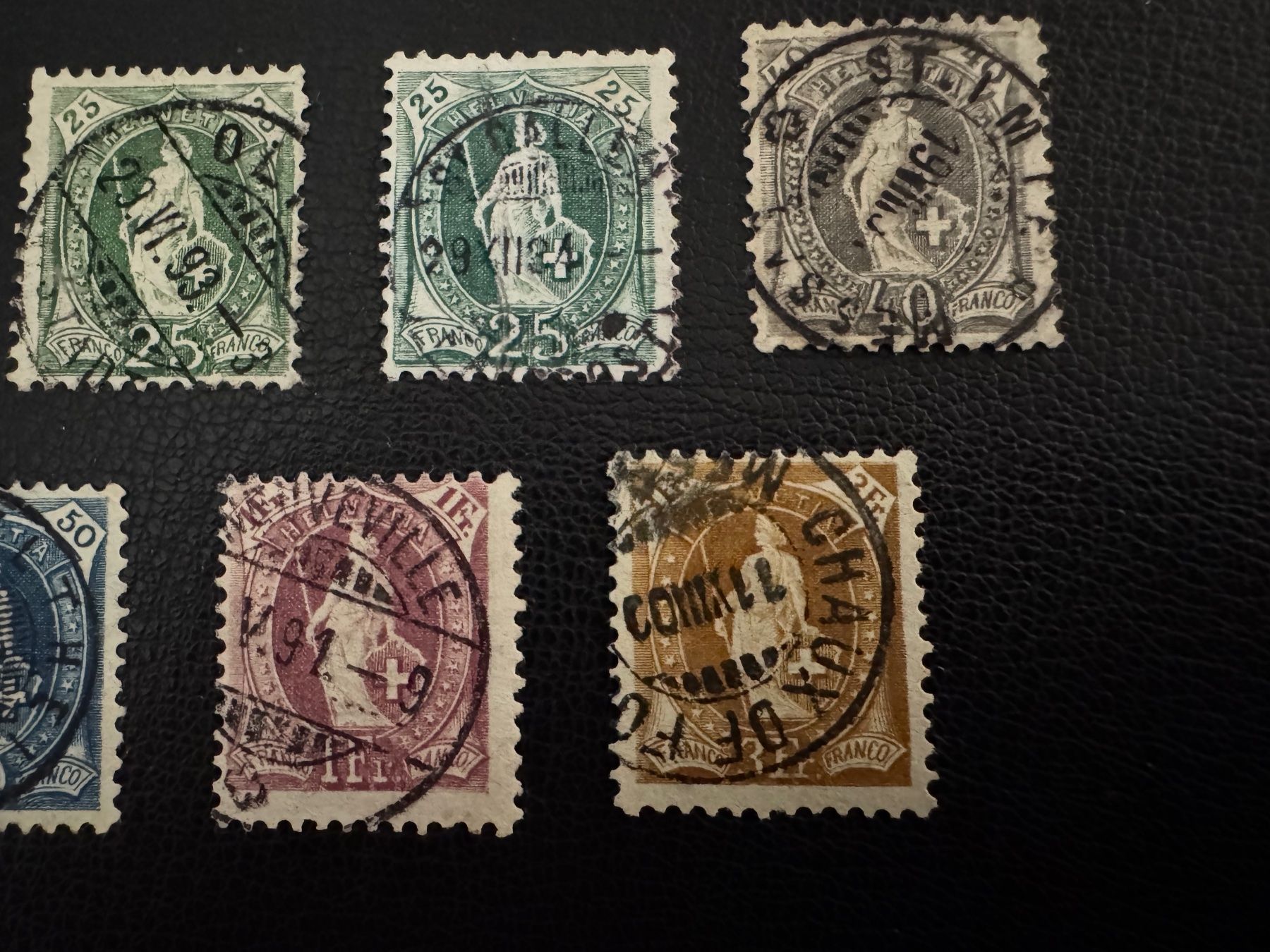 Tutti i francobolli: Stehende Helvetia 1882-1893, Kontrollzeichen Typ A, gest. – Usato da Stallikon venduto da HILDECH1 3
