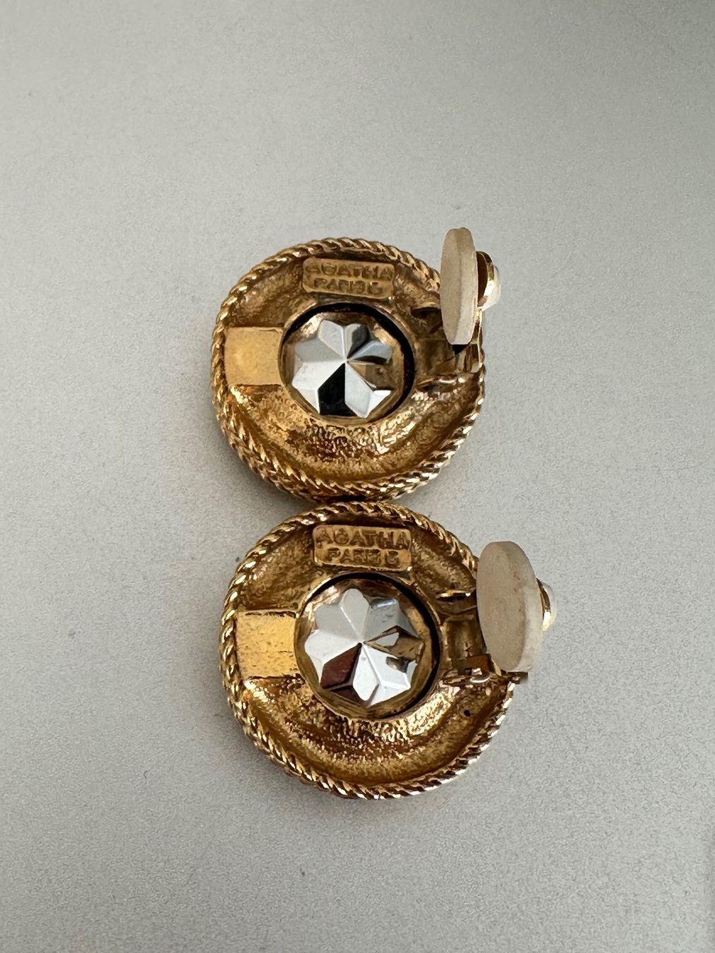 Orecchini pendenti & Orecchini a lobo: Vintage AGATHA PARIS Ohrclips – Usato da Onex venduto da Antiqueshow 2