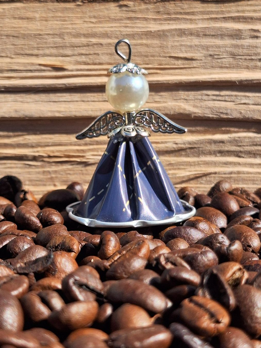 Tutte le decorazioni: Engel Blau aus Kaffeekapsel – Nuovo (secondo la descrizione) da Bassersdorf venduto da ReCapsuleDesign