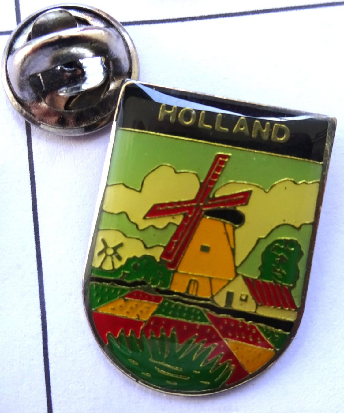Placchette & Badge: Pin HOLLAND Windmühle Wappen – Usato da Utzenstorf venduto da BUtter81