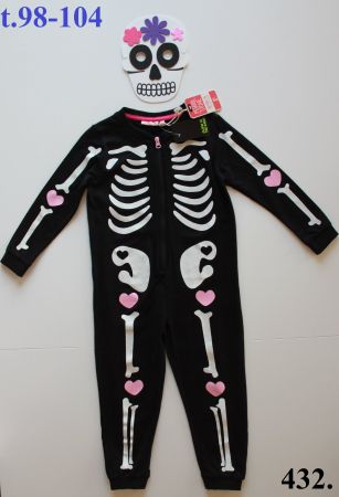 Costume squelette / Skelett t. 98 - 104  NEU !