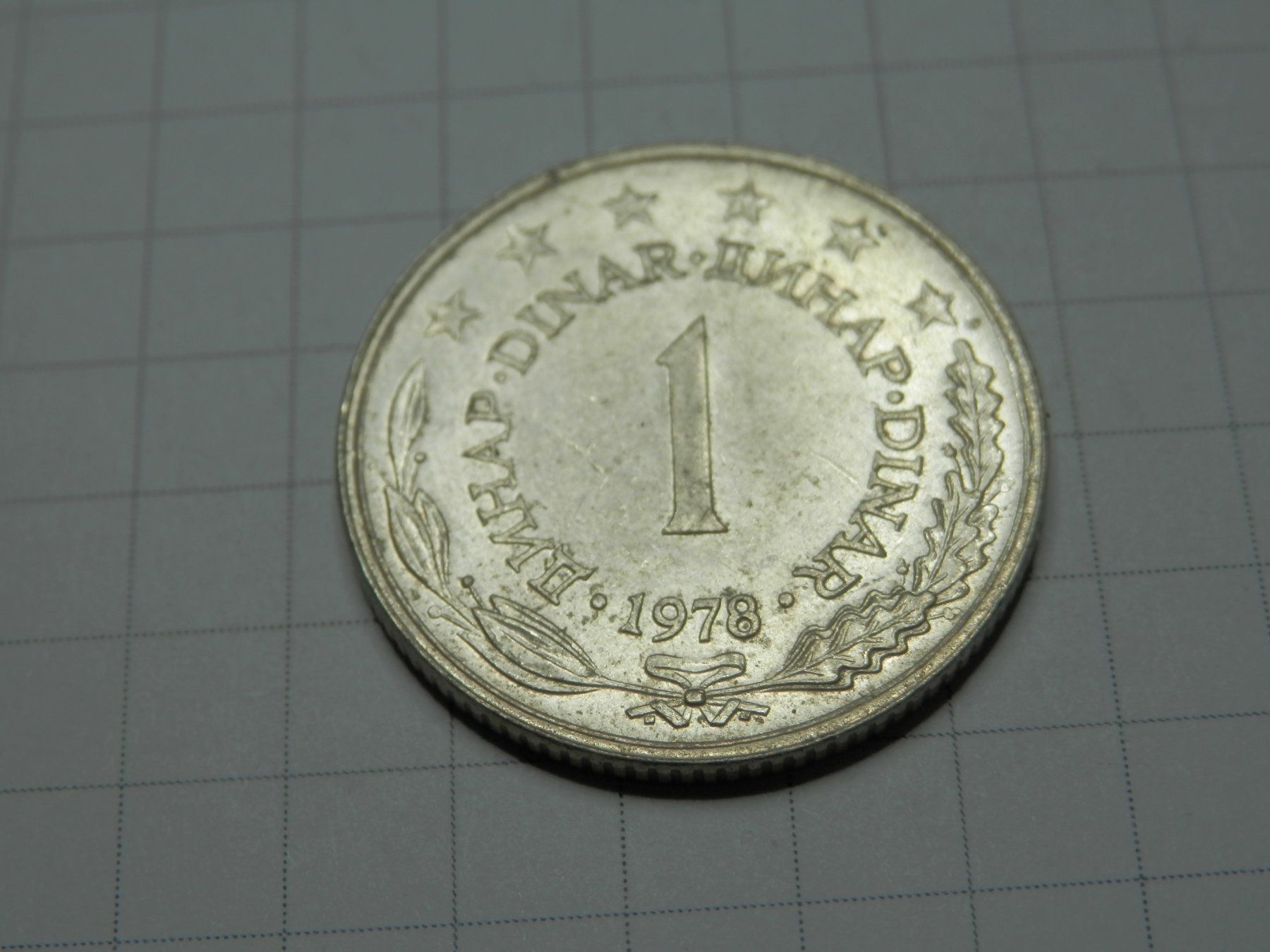 Tutti le monete: Jugoslawien 1 Dinar, 1978 – Usato da Weiach venduto da weiach81