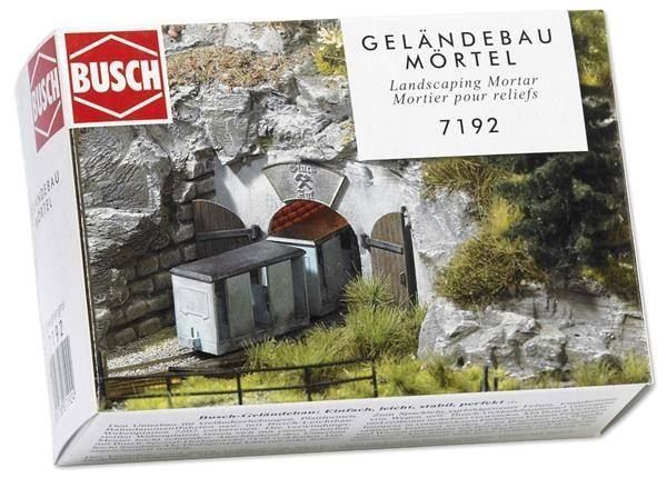 Busch 7195 Malta Per Costruzioni Fuoristrada – Marrone 500g, Per Modellismo E Diorami