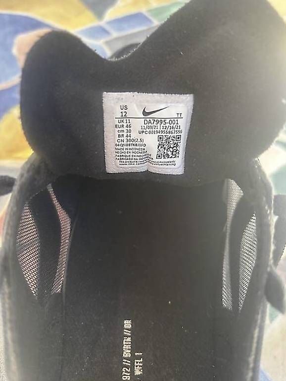 Scarpe da uomo: Nike Waffle One Noir/ Blanc taille  – Usato da Montreux venduto da Polett 3