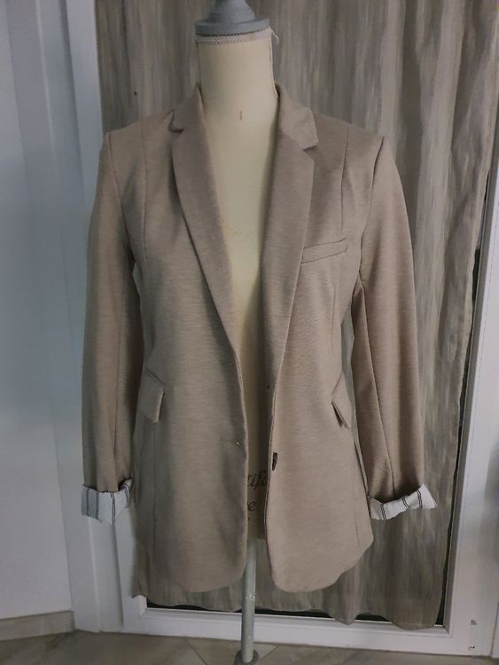 Veste blazer beige Stradivarius taille M. Kaufen auf Ricardo