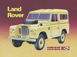 Blechschild 3D-LAND ROVER SERIES 3 - 30 x 40 cm