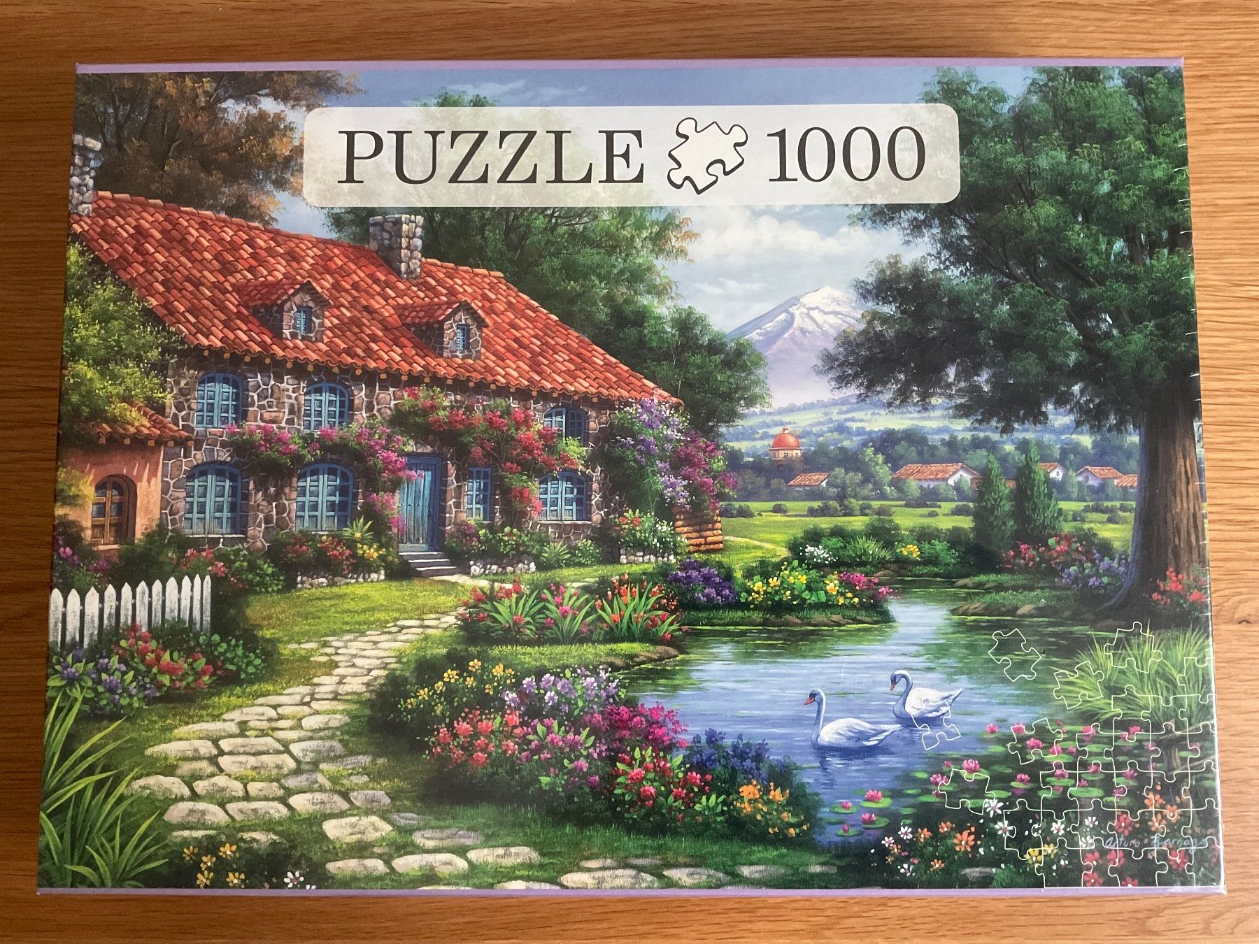 Puzzle: Puzzle Idyllische Hütte – Nuovo e nell'imballaggio originale da Winterthur venduto da Whitefish