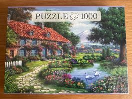 Puzzle Idyllische Hütte