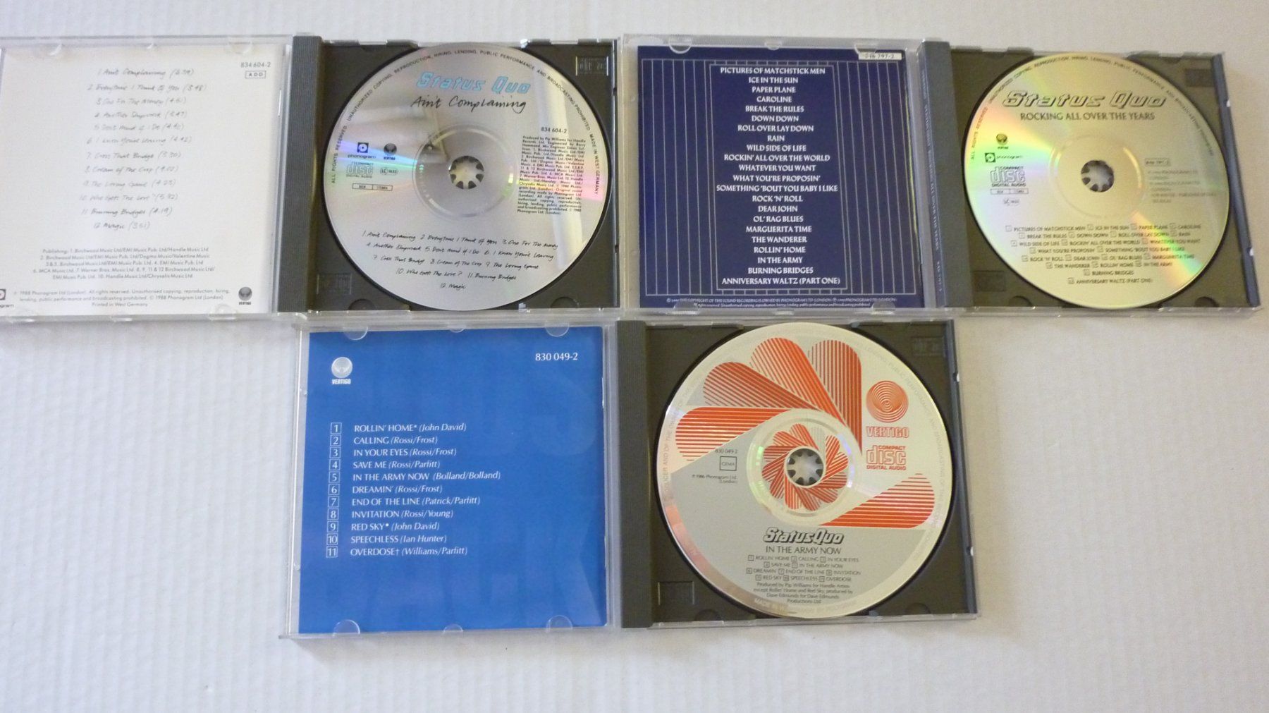 CDs: Status Quo – D'occasion à Weesen par Speerbezirk 1