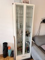 Glasvitrine weiss 