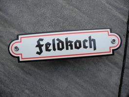 FELDKOCH MILITÄR EMAILSCHILD