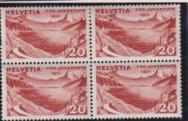 PJ 1931 20 Rp.4er Block (*)