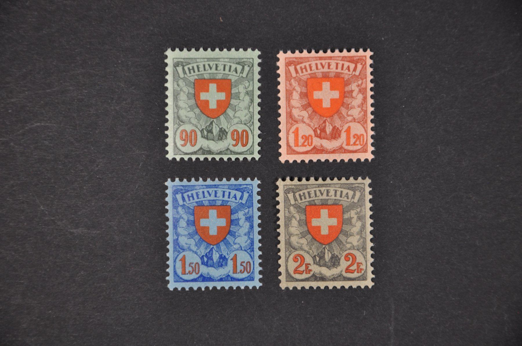 Tutti i francobolli: 163-166 sauber postfrisch ** – Nuovo (secondo la descrizione) da Wolfhalden venduto da Zinauktion